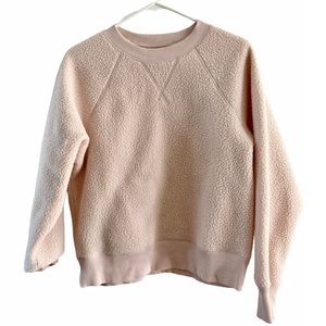 Everlane ReNew Fleece Raglan Sweatshirt, Size M